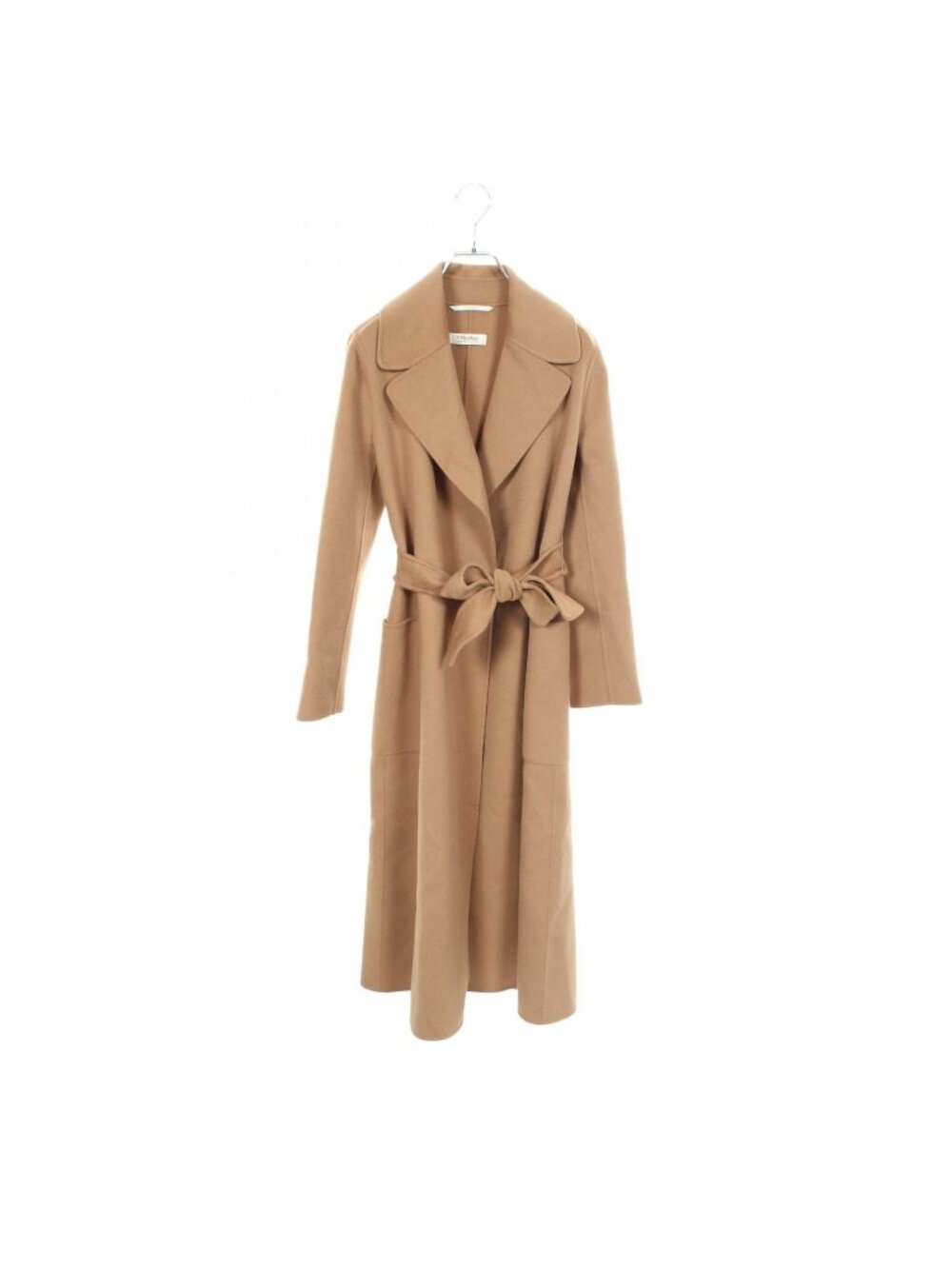 Max Mara S 'S Cucito a Mano Paolore Wrap Coat Wool Gown